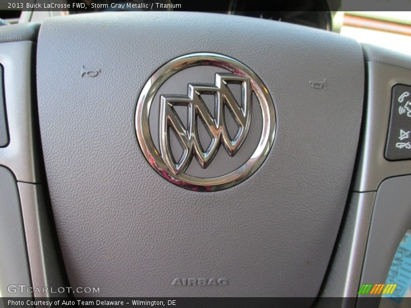 Storm Gray Metallic / Titanium 2013 Buick LaCrosse FWD