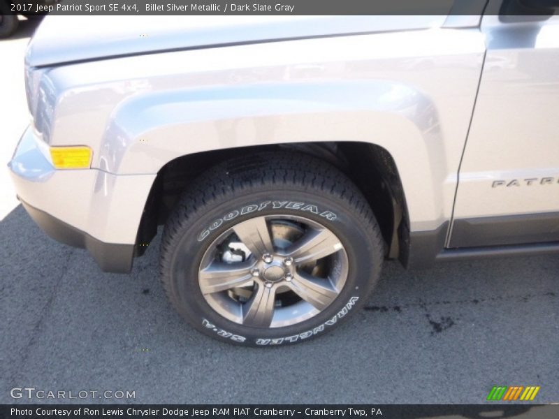 Billet Silver Metallic / Dark Slate Gray 2017 Jeep Patriot Sport SE 4x4