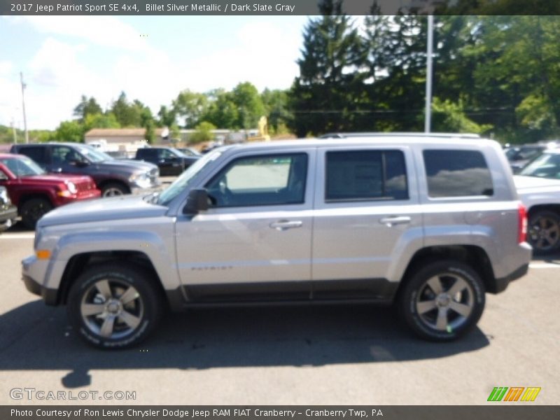 Billet Silver Metallic / Dark Slate Gray 2017 Jeep Patriot Sport SE 4x4