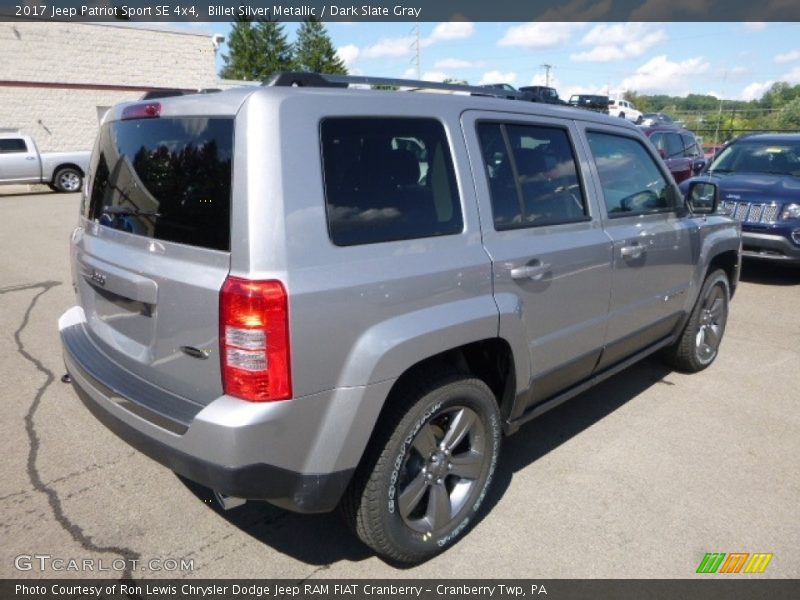 Billet Silver Metallic / Dark Slate Gray 2017 Jeep Patriot Sport SE 4x4