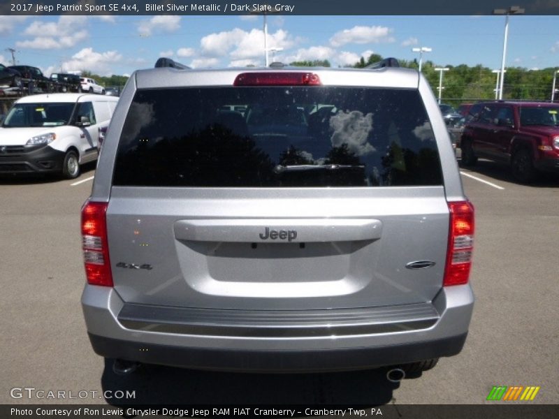 Billet Silver Metallic / Dark Slate Gray 2017 Jeep Patriot Sport SE 4x4
