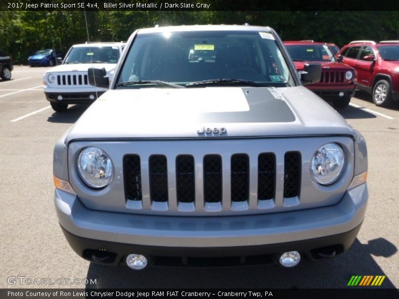 Billet Silver Metallic / Dark Slate Gray 2017 Jeep Patriot Sport SE 4x4