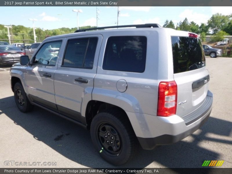 Billet Silver Metallic / Dark Slate Gray 2017 Jeep Patriot Sport 4x4