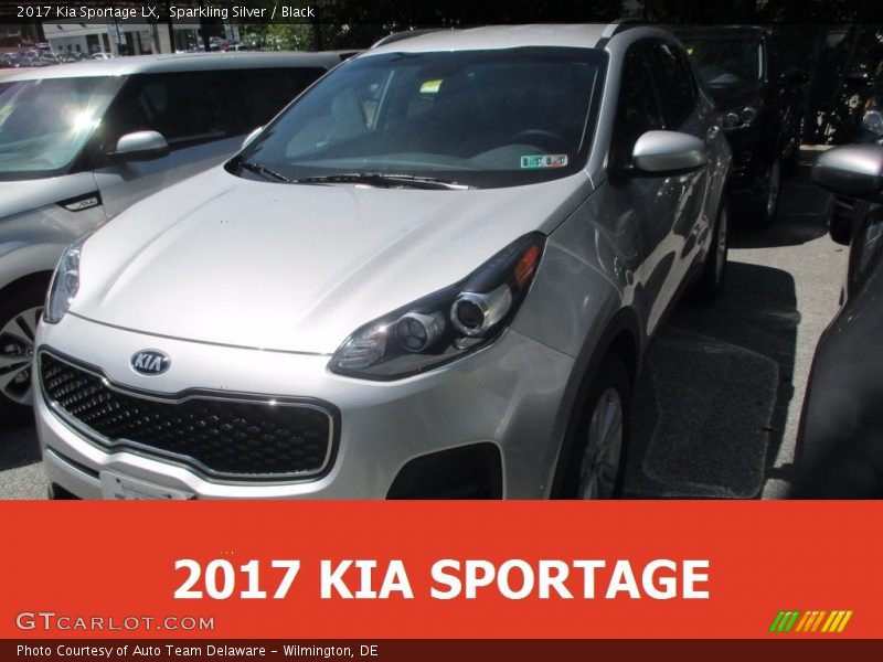 Sparkling Silver / Black 2017 Kia Sportage LX