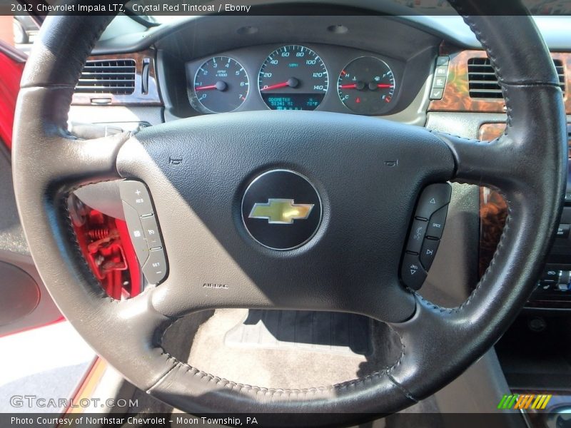 Crystal Red Tintcoat / Ebony 2012 Chevrolet Impala LTZ
