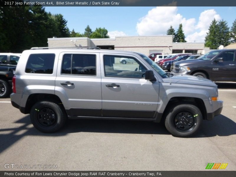 Billet Silver Metallic / Dark Slate Gray 2017 Jeep Patriot Sport 4x4