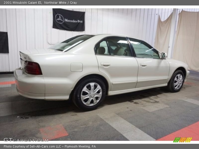 Northstar White / Gray 2001 Mitsubishi Galant ES