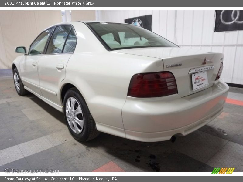 Northstar White / Gray 2001 Mitsubishi Galant ES