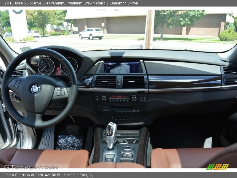 Platinum Gray Metallic / Cinnamon Brown 2013 BMW X5 xDrive 35i Premium