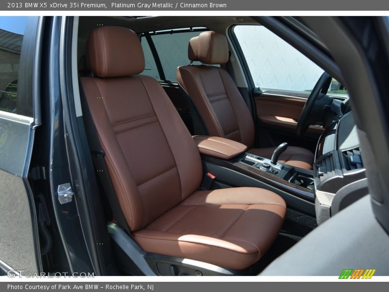 Platinum Gray Metallic / Cinnamon Brown 2013 BMW X5 xDrive 35i Premium
