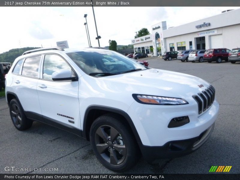 Bright White / Black 2017 Jeep Cherokee 75th Anniversary Edition 4x4