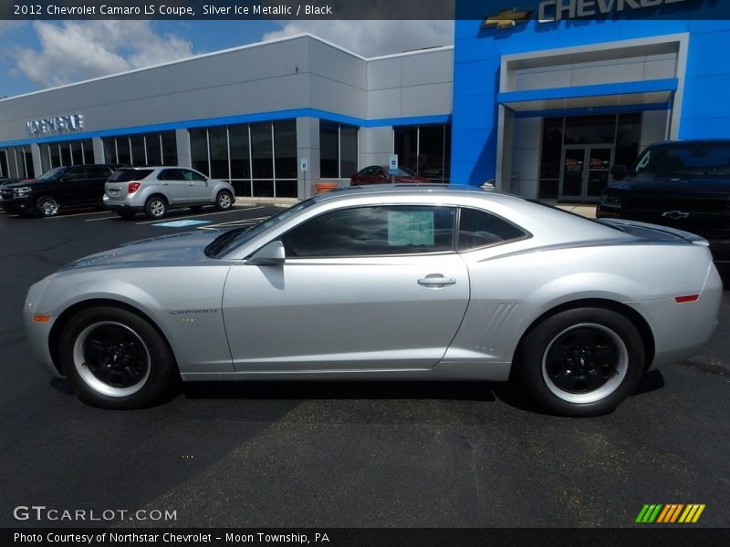 Silver Ice Metallic / Black 2012 Chevrolet Camaro LS Coupe