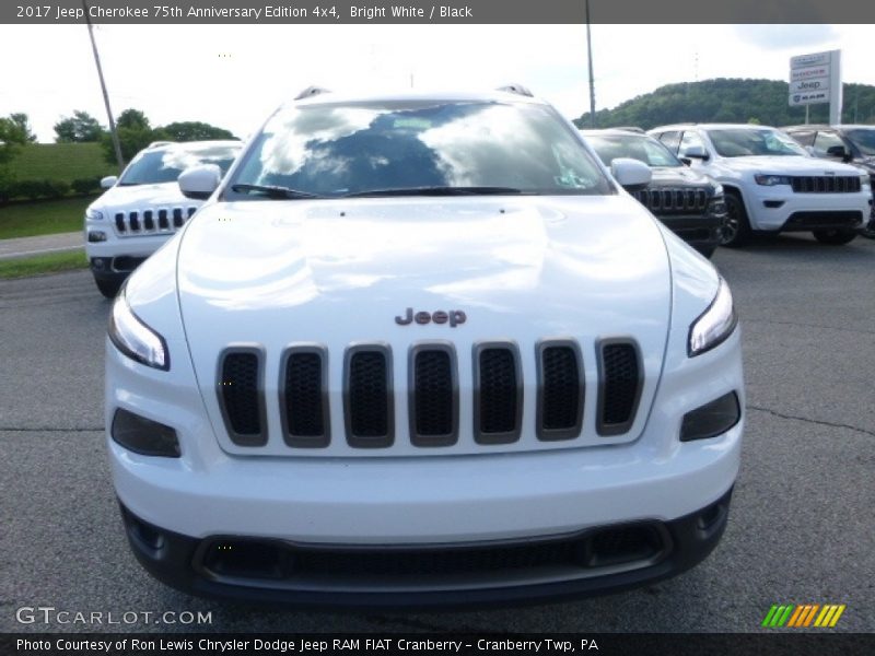 Bright White / Black 2017 Jeep Cherokee 75th Anniversary Edition 4x4