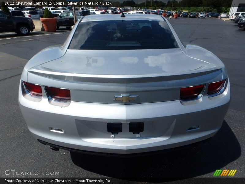 Silver Ice Metallic / Black 2012 Chevrolet Camaro LS Coupe