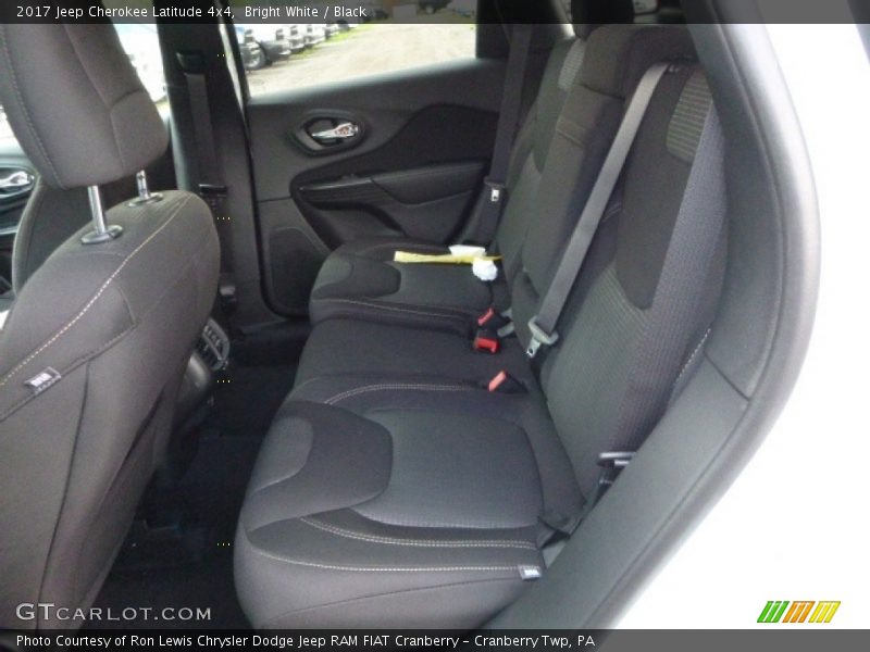 Rear Seat of 2017 Cherokee Latitude 4x4
