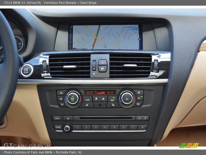 Vermilion Red Metallic / Sand Beige 2014 BMW X3 xDrive28i