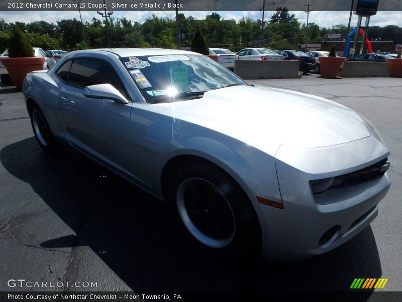 Silver Ice Metallic / Black 2012 Chevrolet Camaro LS Coupe