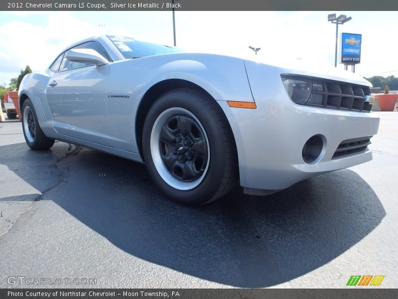 Silver Ice Metallic / Black 2012 Chevrolet Camaro LS Coupe