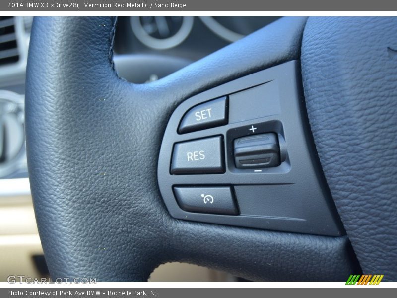 Vermilion Red Metallic / Sand Beige 2014 BMW X3 xDrive28i