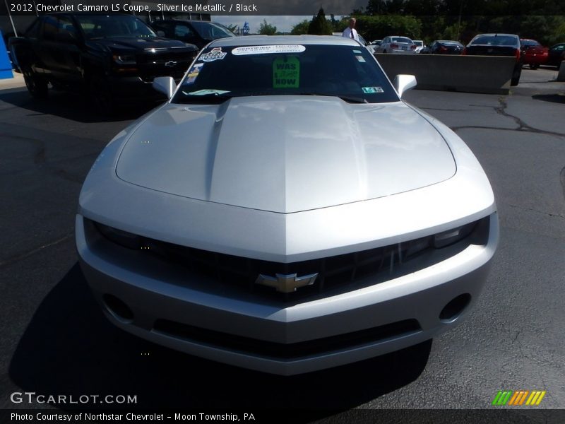 Silver Ice Metallic / Black 2012 Chevrolet Camaro LS Coupe