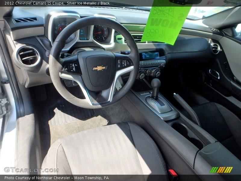 Silver Ice Metallic / Black 2012 Chevrolet Camaro LS Coupe