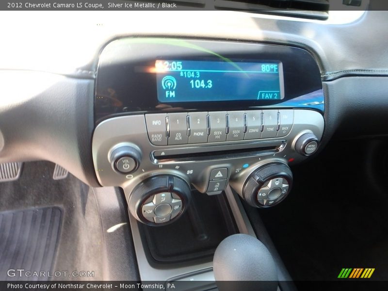 Silver Ice Metallic / Black 2012 Chevrolet Camaro LS Coupe