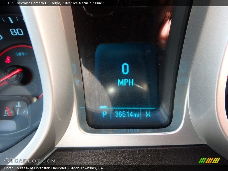 Silver Ice Metallic / Black 2012 Chevrolet Camaro LS Coupe