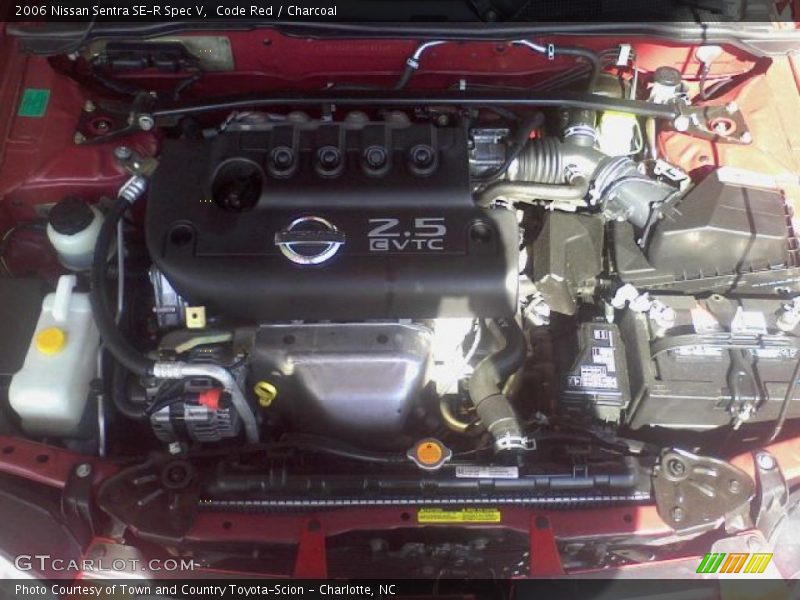 Code Red / Charcoal 2006 Nissan Sentra SE-R Spec V