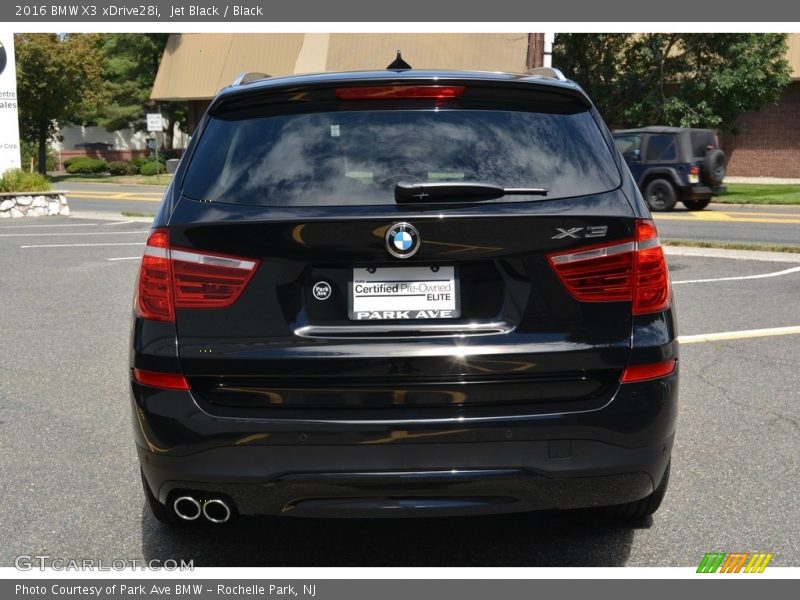 Jet Black / Black 2016 BMW X3 xDrive28i