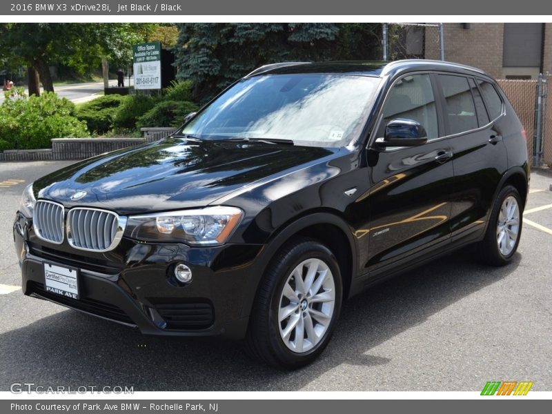 Jet Black / Black 2016 BMW X3 xDrive28i