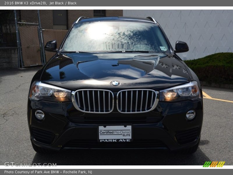 Jet Black / Black 2016 BMW X3 xDrive28i