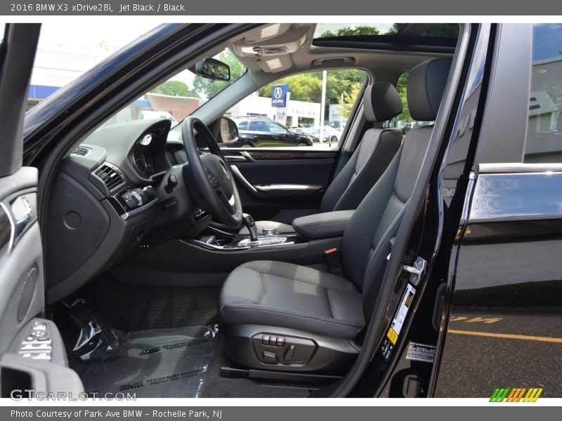 Jet Black / Black 2016 BMW X3 xDrive28i
