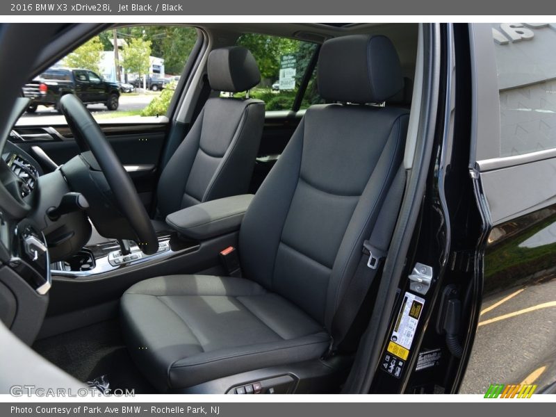 Jet Black / Black 2016 BMW X3 xDrive28i