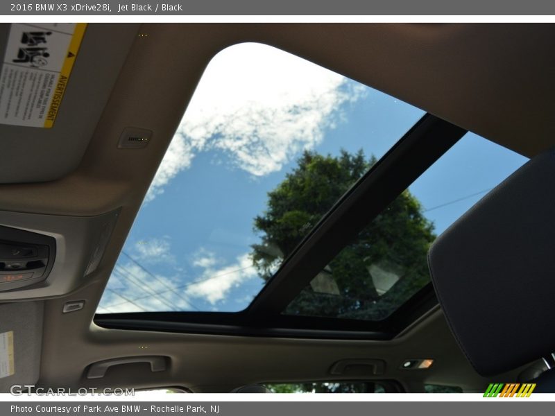Jet Black / Black 2016 BMW X3 xDrive28i
