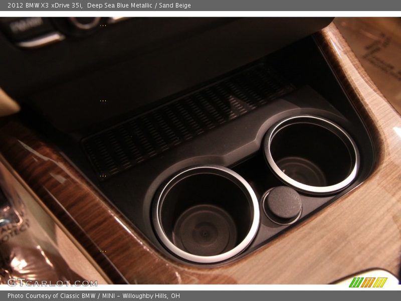 Deep Sea Blue Metallic / Sand Beige 2012 BMW X3 xDrive 35i