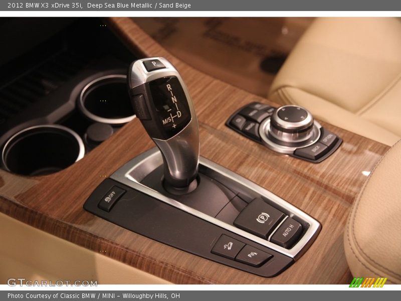 Deep Sea Blue Metallic / Sand Beige 2012 BMW X3 xDrive 35i