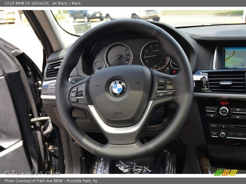 Jet Black / Black 2016 BMW X3 xDrive28i