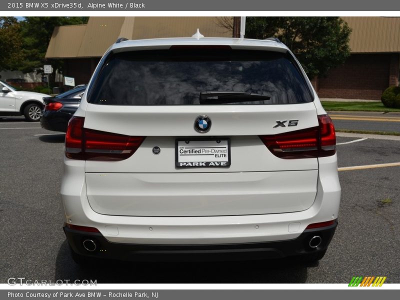 Alpine White / Black 2015 BMW X5 xDrive35d