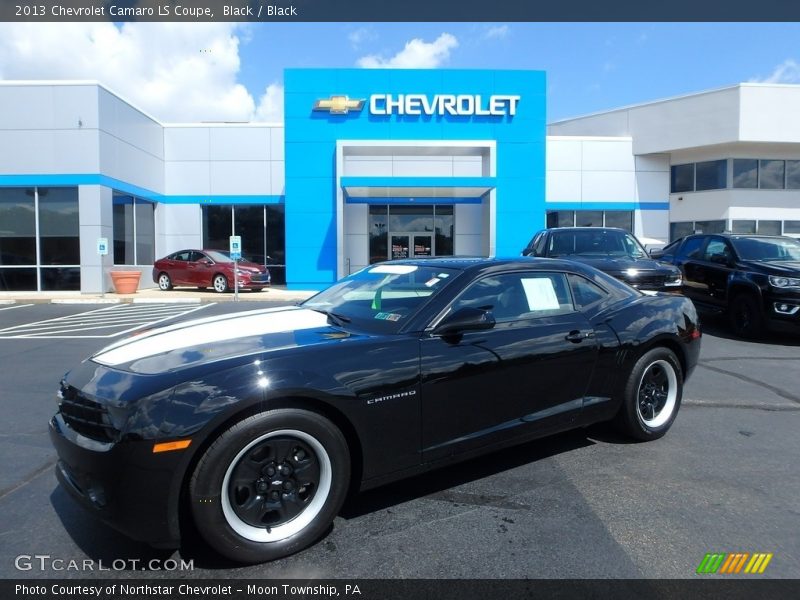 Black / Black 2013 Chevrolet Camaro LS Coupe