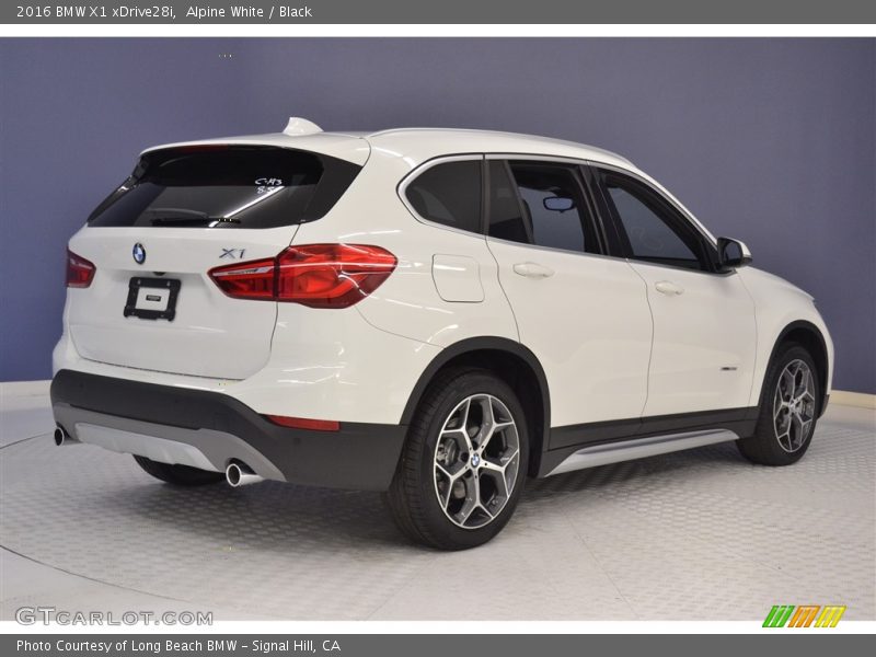 Alpine White / Black 2016 BMW X1 xDrive28i