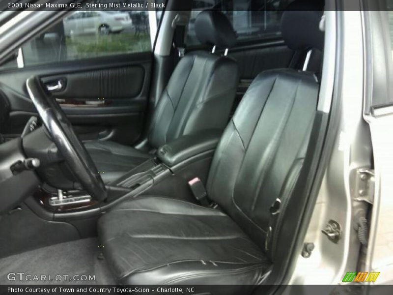 Sterling Mist Metallic / Black 2001 Nissan Maxima GLE