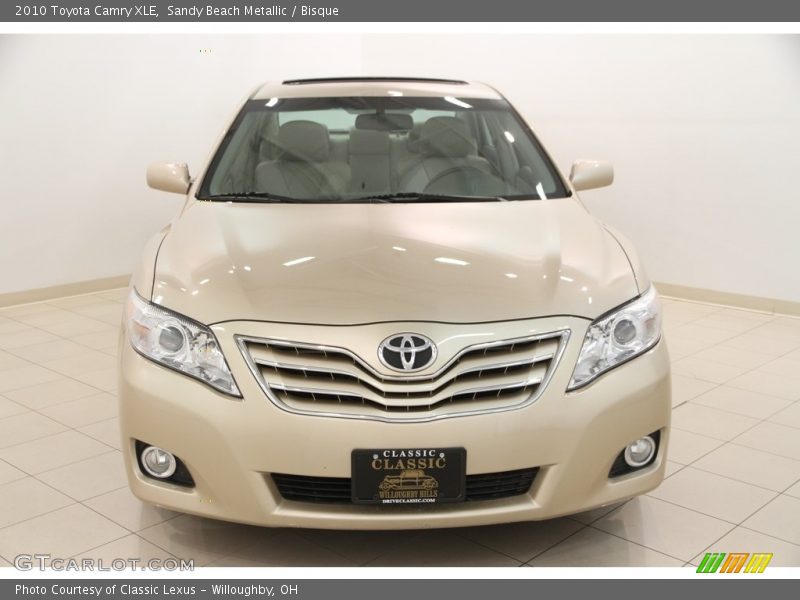 Sandy Beach Metallic / Bisque 2010 Toyota Camry XLE