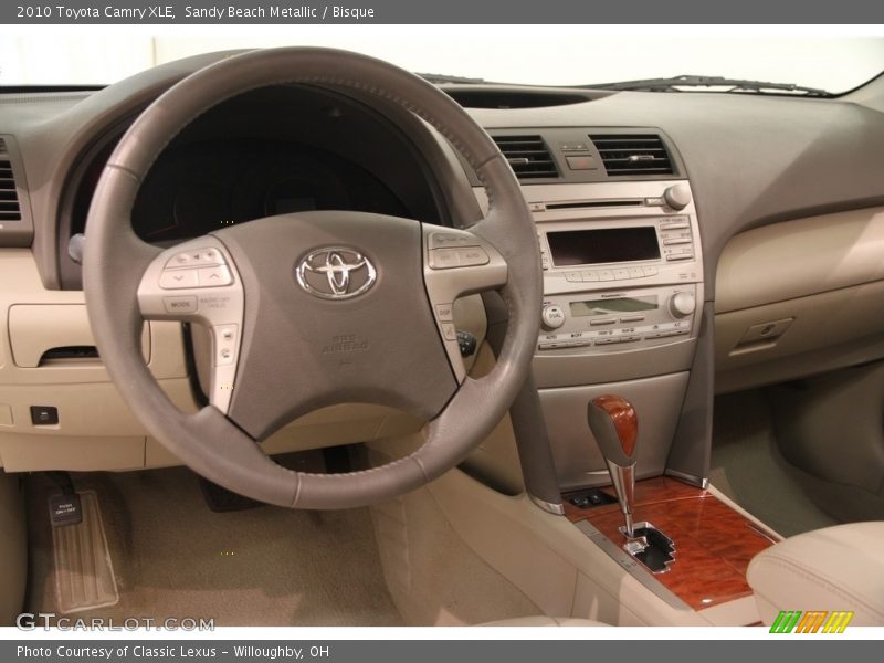 Sandy Beach Metallic / Bisque 2010 Toyota Camry XLE