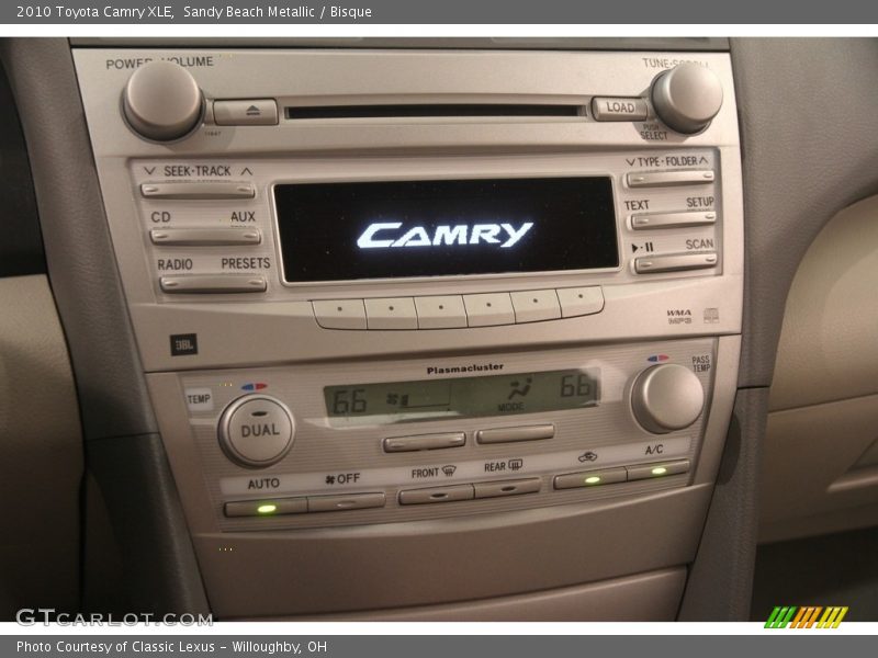 Sandy Beach Metallic / Bisque 2010 Toyota Camry XLE