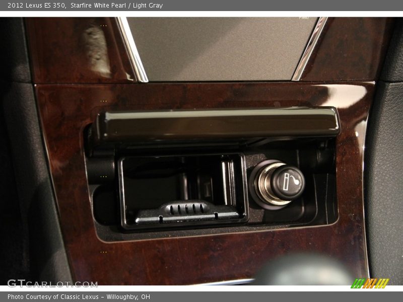 Starfire White Pearl / Light Gray 2012 Lexus ES 350