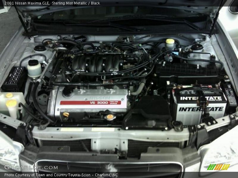 Sterling Mist Metallic / Black 2001 Nissan Maxima GLE