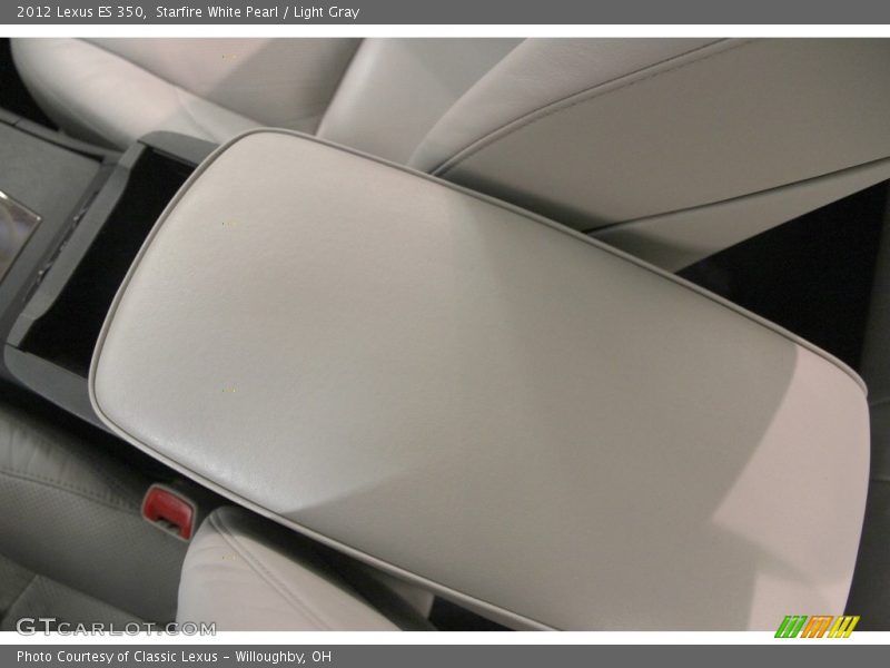 Starfire White Pearl / Light Gray 2012 Lexus ES 350