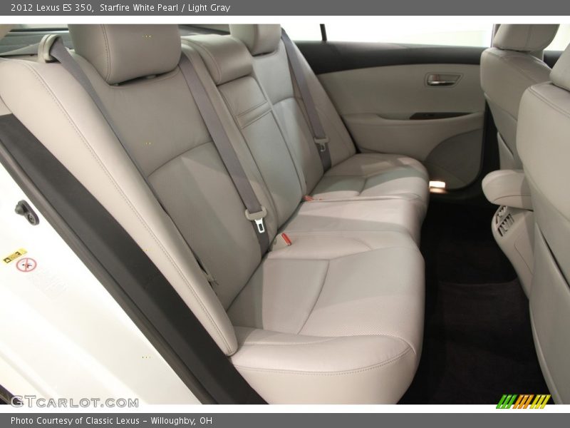 Starfire White Pearl / Light Gray 2012 Lexus ES 350