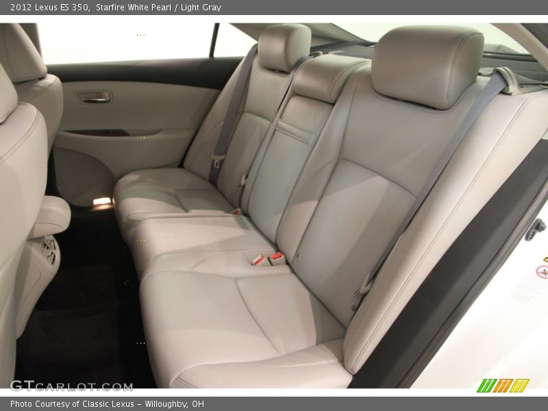 Starfire White Pearl / Light Gray 2012 Lexus ES 350