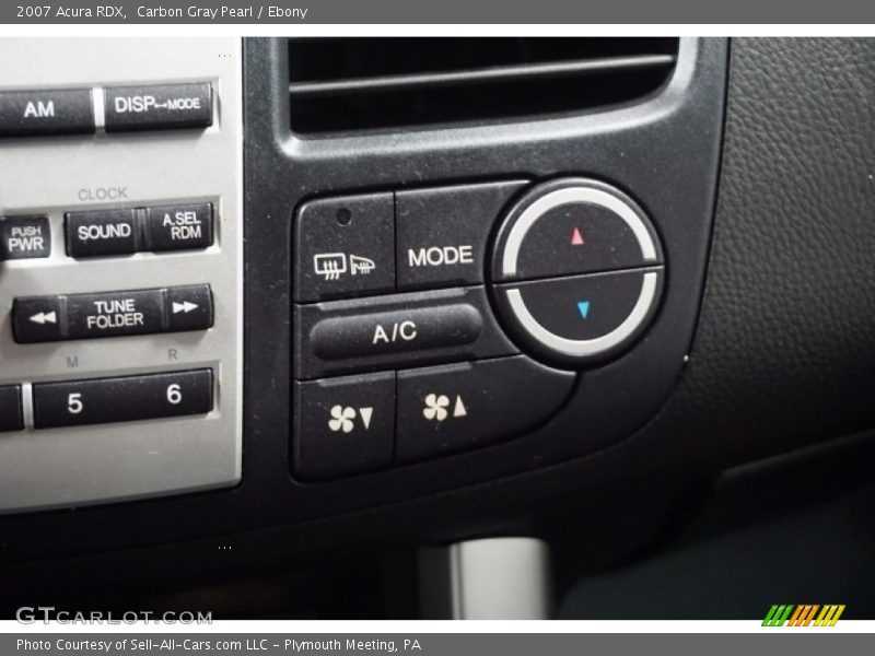 Carbon Gray Pearl / Ebony 2007 Acura RDX
